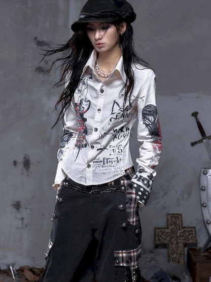 Slim-Fit Long-Sleeve Shirt Top【s0000014471】