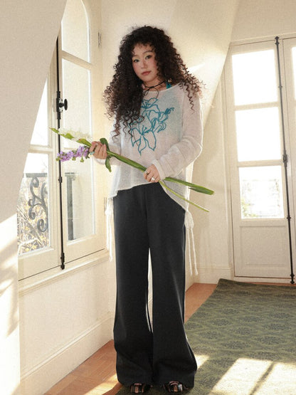 Twilight Printed Bell Bottoms【s0000015456】