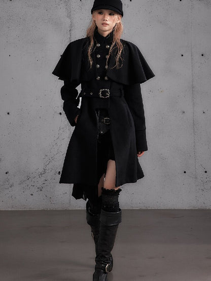 Modern Court Heiress Wool Cape Jacket【s0000019150】