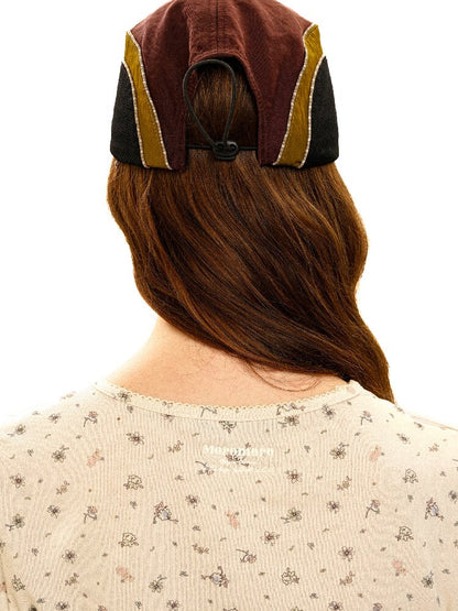 Multi-Fabric Patchwork Sports Cap【s0000017917】