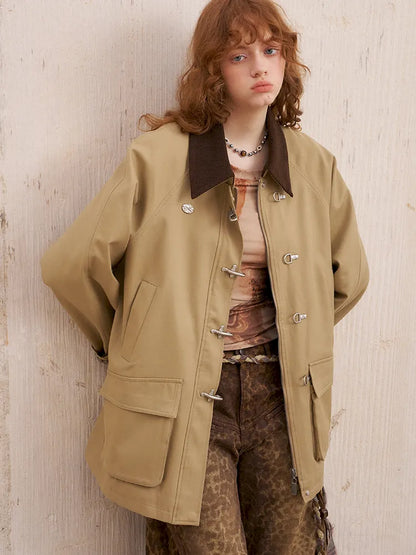 Cotton-lined trench coat【s0000014076】