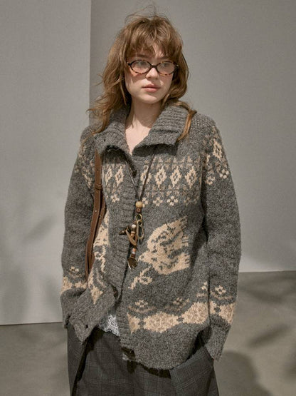 Loose Warm Cardigan Sweater【s0000014380】