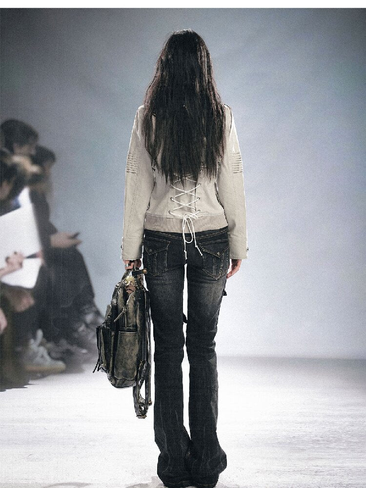 Splicing Hole Grunge Straight Jeans【s0000016284】