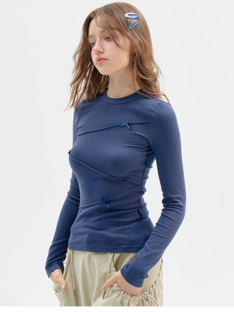 Long Sleeve Slim Bottom Shirt【s0000012216】