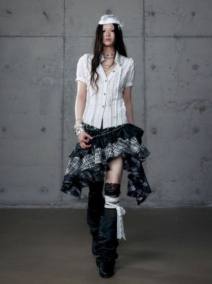 Scrappy Sunscreen Long Sleeve Shirt【s0000013470】