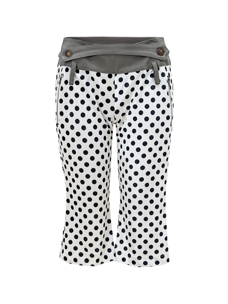 Polka dot wide-leg casual pants【s0000013180】