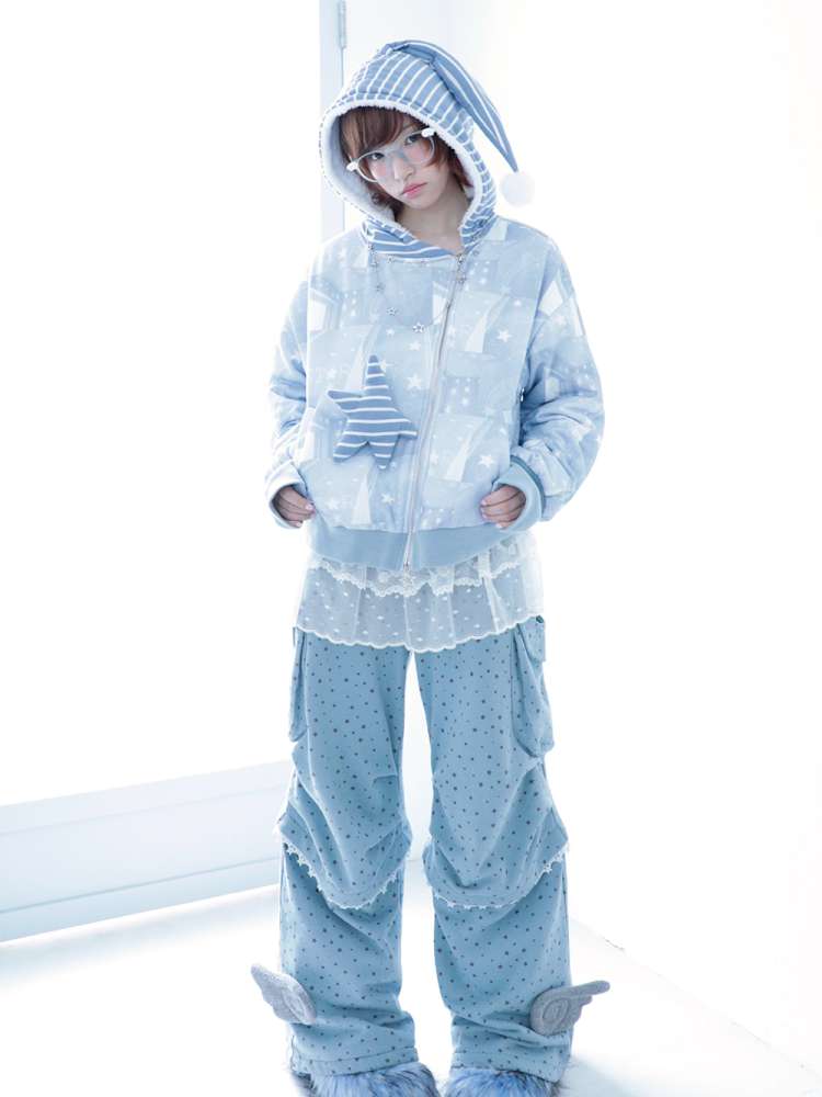 Blue Angel Wings Paratrooper Cargo Pants【s0000014692】