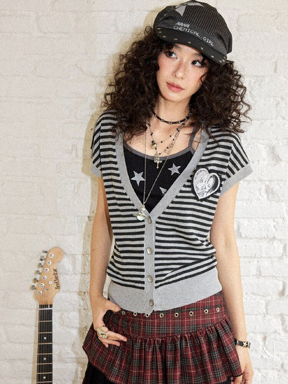Old-Fashioned Woolen Knit Vest【s0000017901】