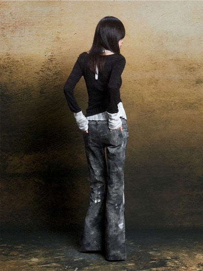 Colorblocking Plaid Splicing Micro Pants【s0000011813】