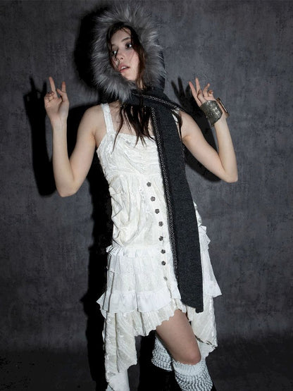 Halter Layer Cake Dress【s0000011273】