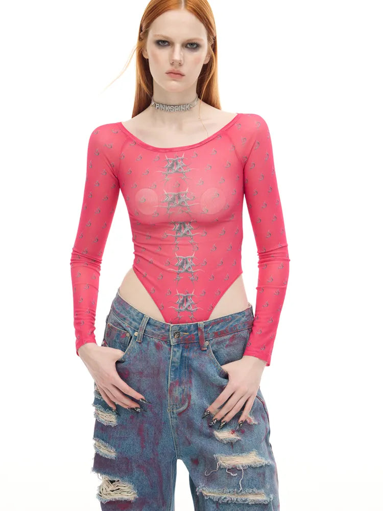 Sheer Sexy Y2K Mesh Underskirt【s0000014001】
