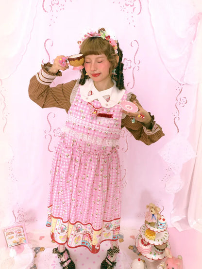 Bunny Sweet Lace Loose Tank Dress【s0000014163】