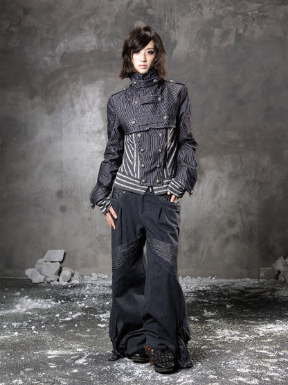 Fake Two Denim Patchwork Jacket【s0000015947】