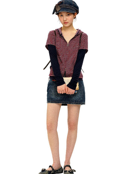 Tencel Wool Stripe Cardigan【s0000016418】