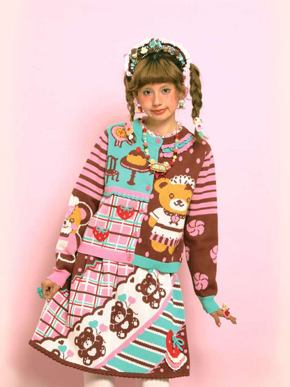 Vintage-Style Knit Cardigan【s0000014517】