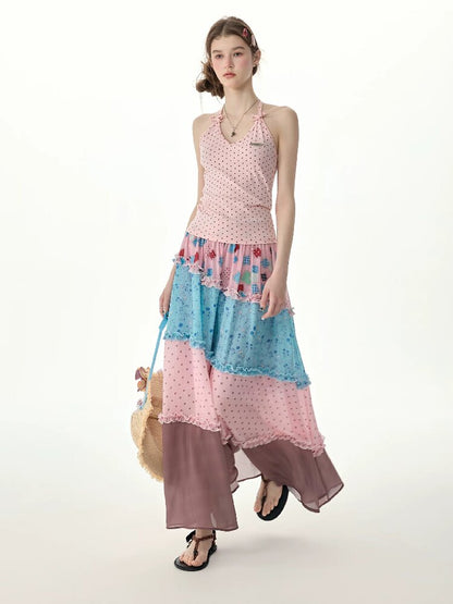 Polka Dot Milk Candy Camisole【s0000017259】