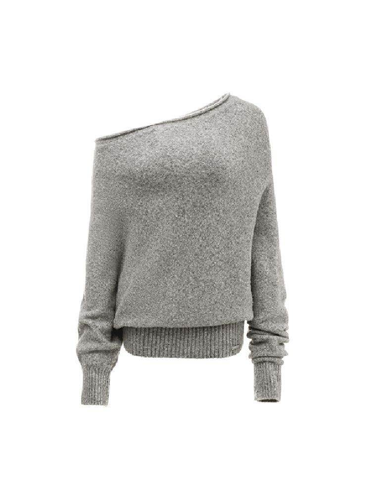 SLANT SHOULDER SWEATER [S0000010646]