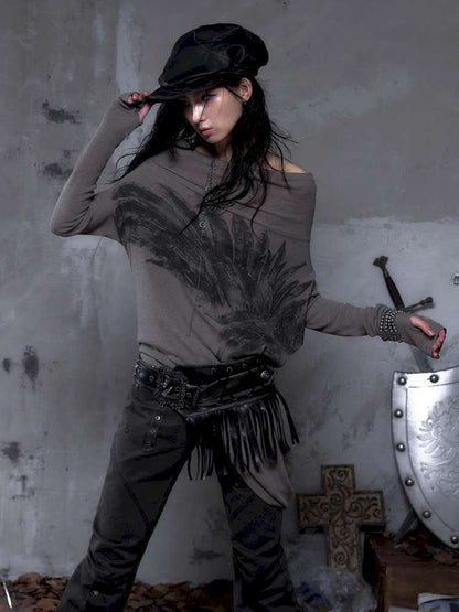 Long-Sleeve Knit Base Layer Top【s0000014466】