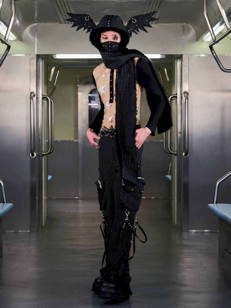 Angel Wings Face-Covering Hooded Scarf【s0000014417】