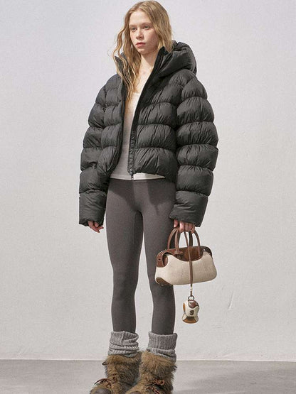 Velvet White Duck Down Jacket【s0000015219】
