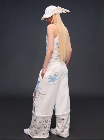 Big Eye Embroidered Angel Cap【s0000017294】