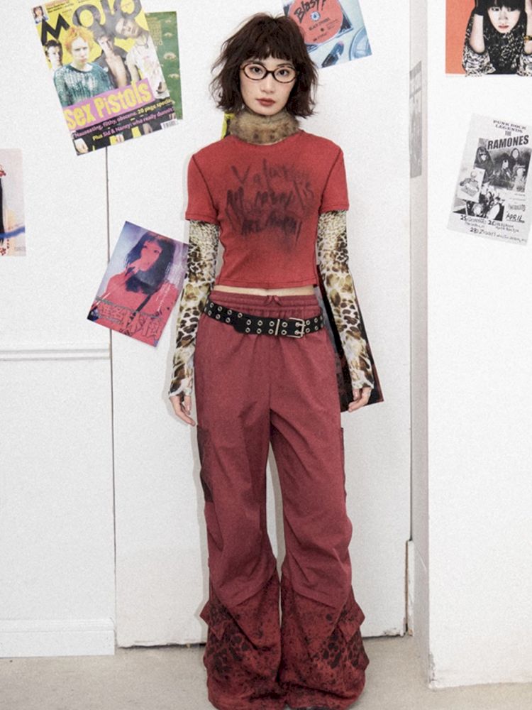 High Waisted Straight Leg Pants【s0000012270】