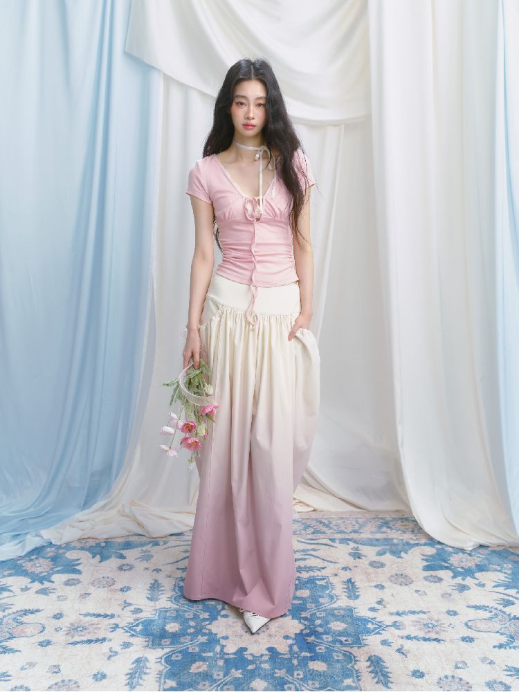 High-Waisted Half-Length Skirt【s0000012144】