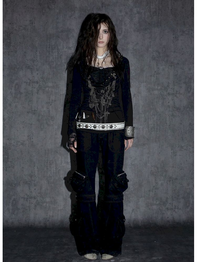 Five Point Flare Trousers【s0000011270】