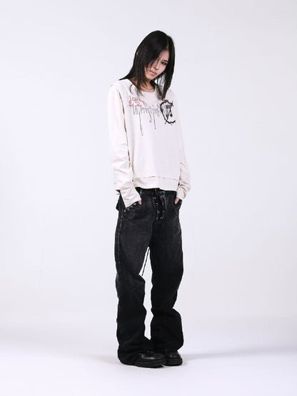 Cotton Linen Bone Apricot Long Sleeve【s0000018192】