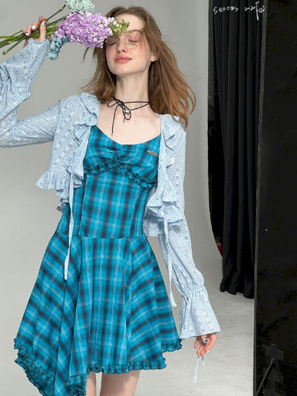 rregular Hem Halter Dress【s0000012224】