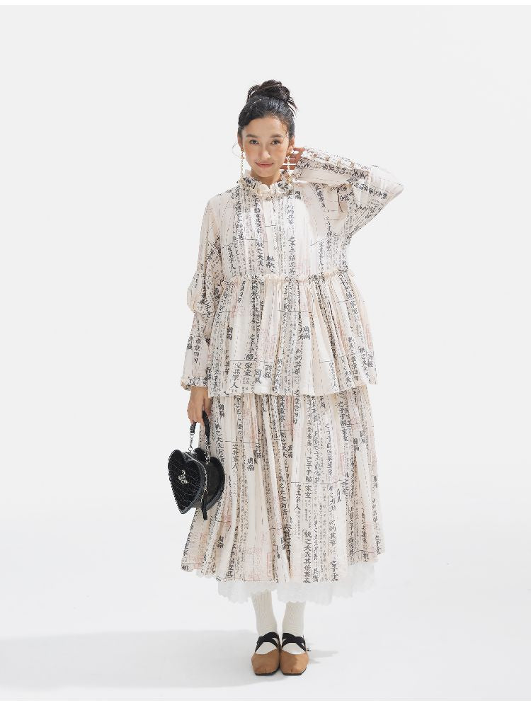 Loose Lace Long Dress【s0000011318】