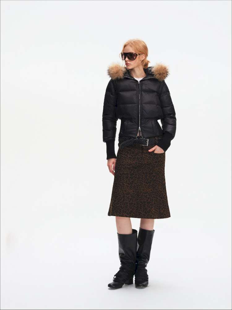 Leopard Print A-Line Mermaid Skirt【s0000015063】