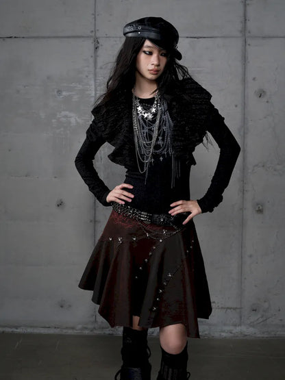 Puff Sleeves Round Neck Long Sleeve Base【s0000013956】