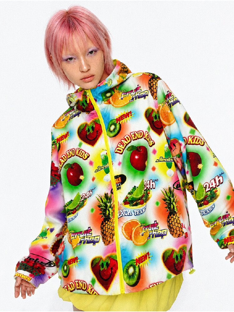 Teflon Colorful Fruit Sports Jacket【s0000017852】