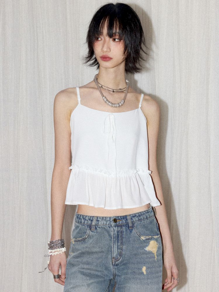 Pure white strapless tops【s0000012956】