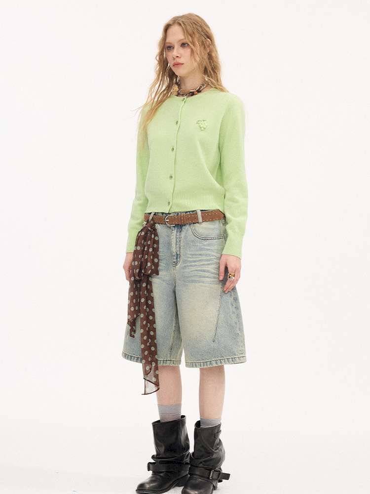 Cat Beard Denim Split Pants【s0000015419】