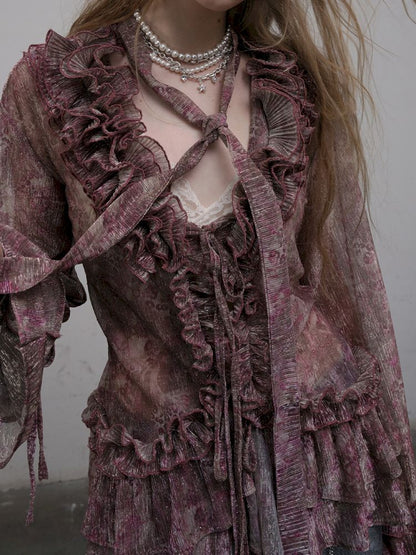 Long Sleeve Flared Sun Protection Shirt【s0000012328】