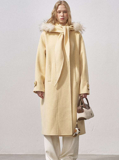 Real Fur Hooded Reversible Coat【s0000015231】