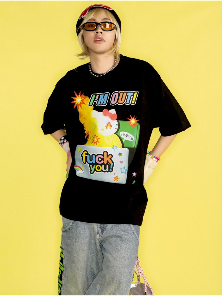 Street Hip Hop Loose T-Shirt【s0000012460】