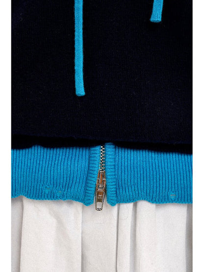 Handmade Patch Leaky Needle Sweater【s0000016119】