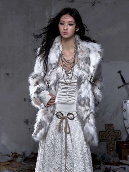 Eco-Friendly Faux Fur Coat【s0000014479】