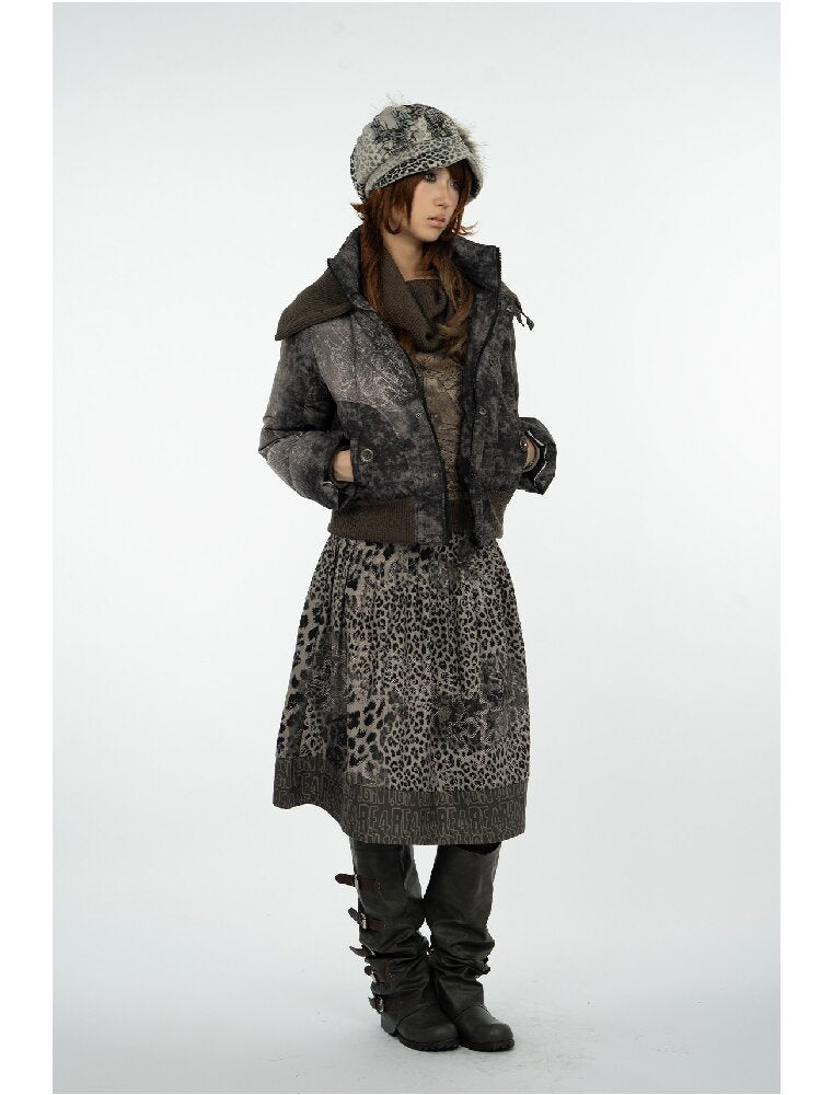 Mysterious Pattern Down Jacket【s0000018079】