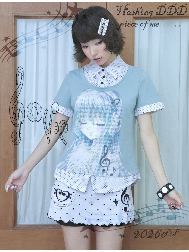 Embroidery Polka Dot Skirt Pants【s0000016548】