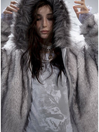 Fur Collar Thick Coat Reversible【s0000011272】