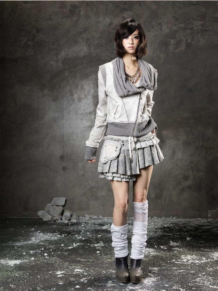 Multi-layer Pleated Short Skirt【s0000015951】