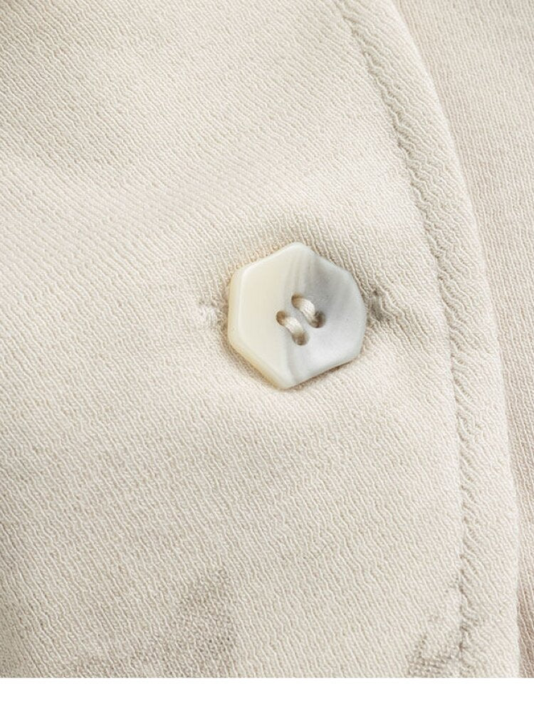 Mottled Graffiti Pleated Knit Top【s0000015552】