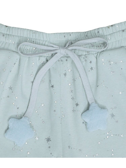 Teal Green Wings Cargo Pants【s0000016549】