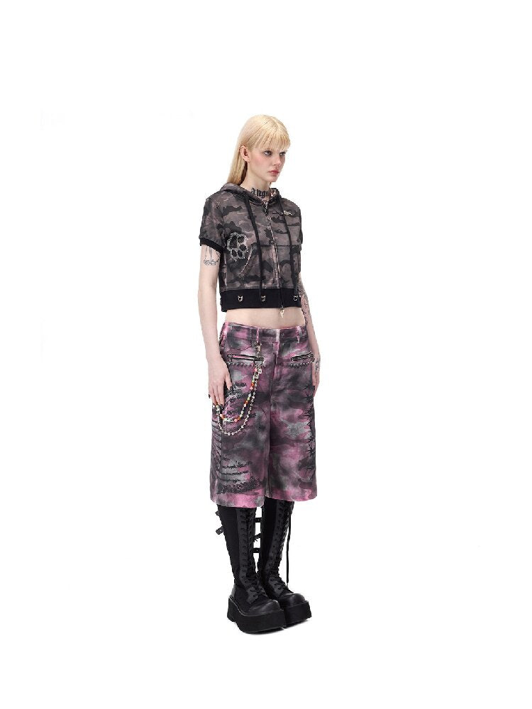 Riveted Coating Camo Wasteland Jeans【s0000017722】