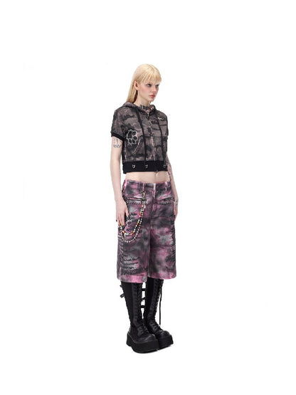 Riveted Coating Camo Wasteland Jeans【s0000017722】