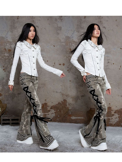 LOW WAIST STRAIGHT HEAVY PANTS [S0000010493]